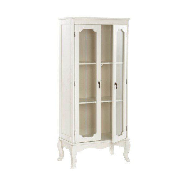 Bílá vitrína 58x131x32 cm Marcella – Premier Housewares-image-2