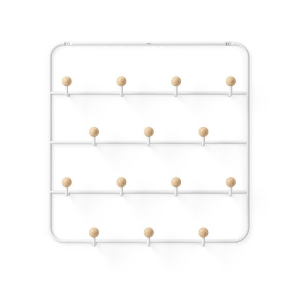 Bílý přírodní kovový věšák na dveře 36 cm Estique – Umbra-image-3