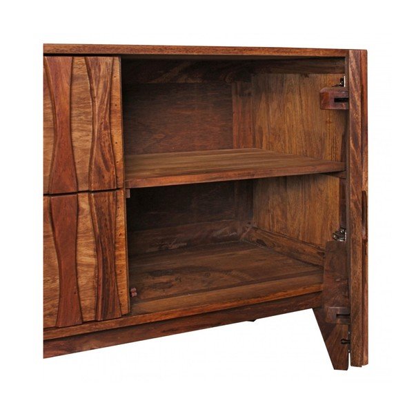 Komoda z masivního sheeshamového dřeva Skyport BELUR-image-4