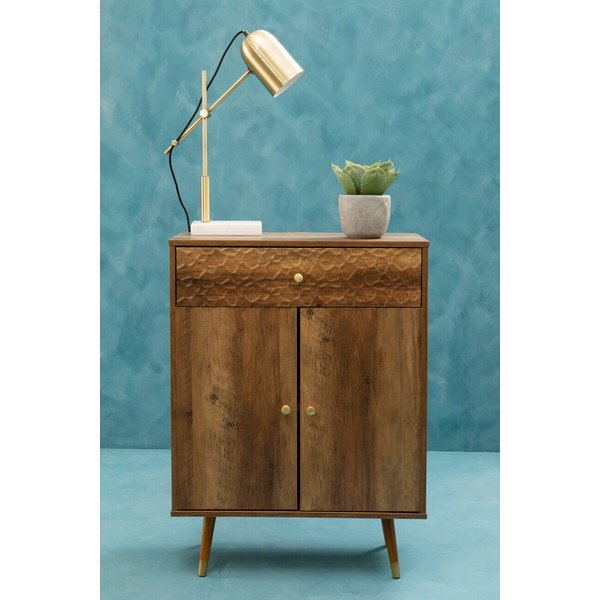 Komoda v tmavě přírodní barvě 70x94x35 cm Frida – Premier Housewares-image-3