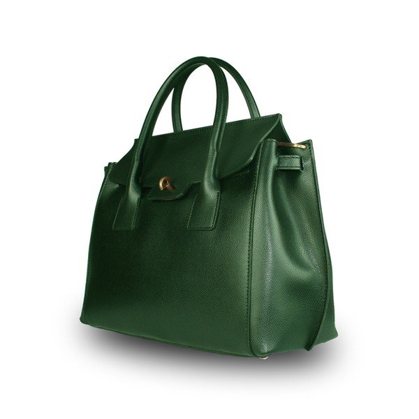 Zelená kabelka z pravé kůže JOHN FISH Suv-image-1