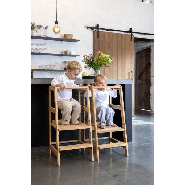 Učicí věž z dubového dřeva v přírodní barvě Forrest – Vipack-image-2