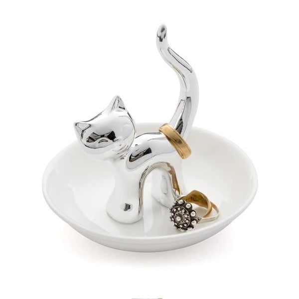 Porcelánový stojan na šperky Cat – Balvi