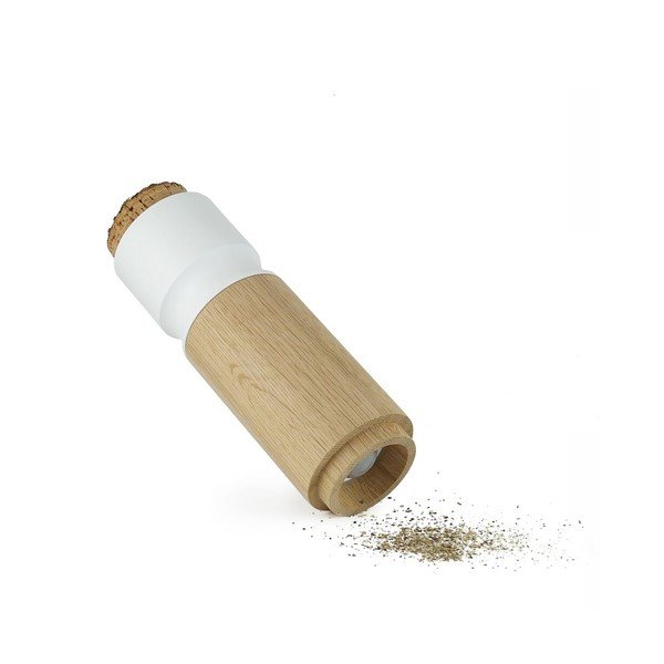Set mlýnku na pepř a slánky z dubového dřeva Wireworks Pinch&Grind-image-3