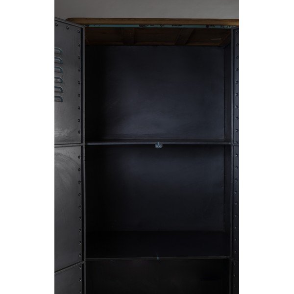 Kovová šatní skříň 75x153 cm Rusty - Dutchbone-image-1