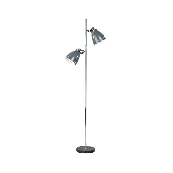 Šedá stojací lampa ETH Acate Jay