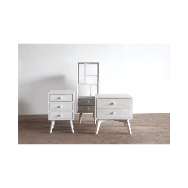 Knihovna Preston Rustic White-image-2