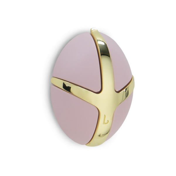 Světle růžový nástěnný háček Tick – Spinder Design