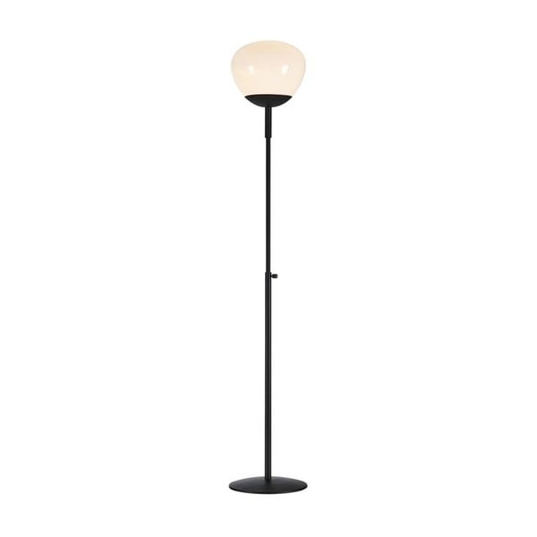 Černá stojací lampa Markslöjd Rise, výška 151 cm