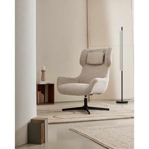 Béžové křeslo Zalina – Kave Home-image-1