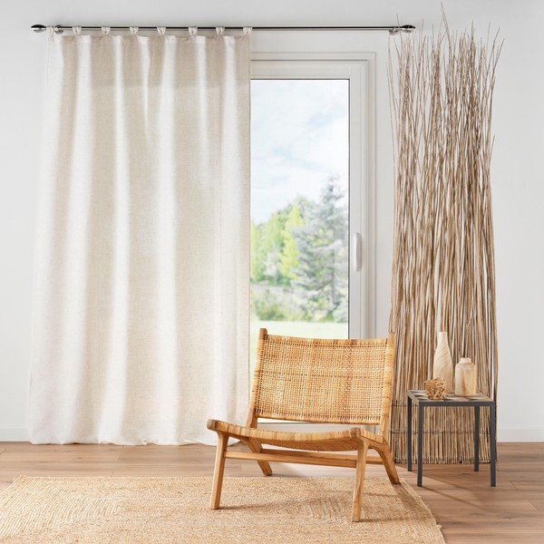 Krémový závěs 140x240 cm Pauline – douceur d'intérieur-image-1