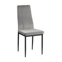 Šedé sametové jídelní židle v sadě 2 ks Kelly – Støraa
