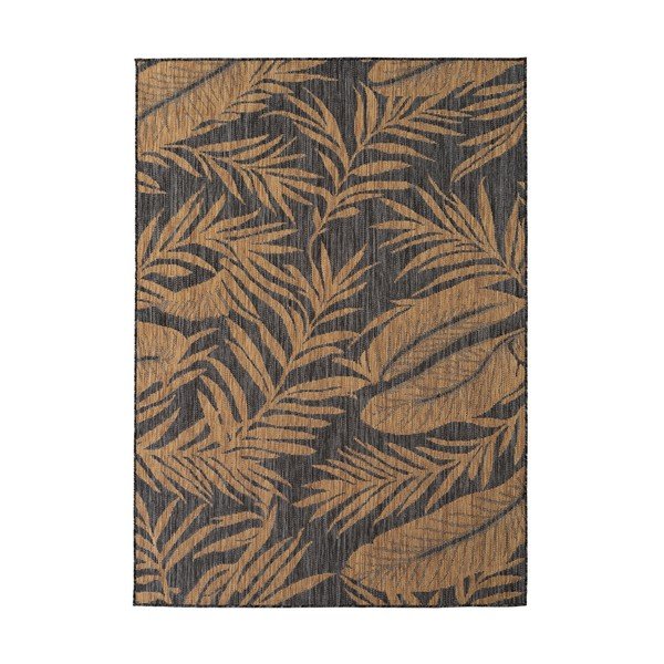 Černý/hnědý vnitřní a venkovní koberec 120x170 cm Mira 1451 – Ayyildiz Carpets