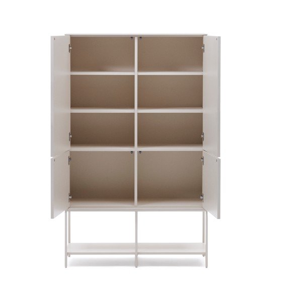 Bílá skříňka 98x160 cm Vedrana – Kave Home-image-4