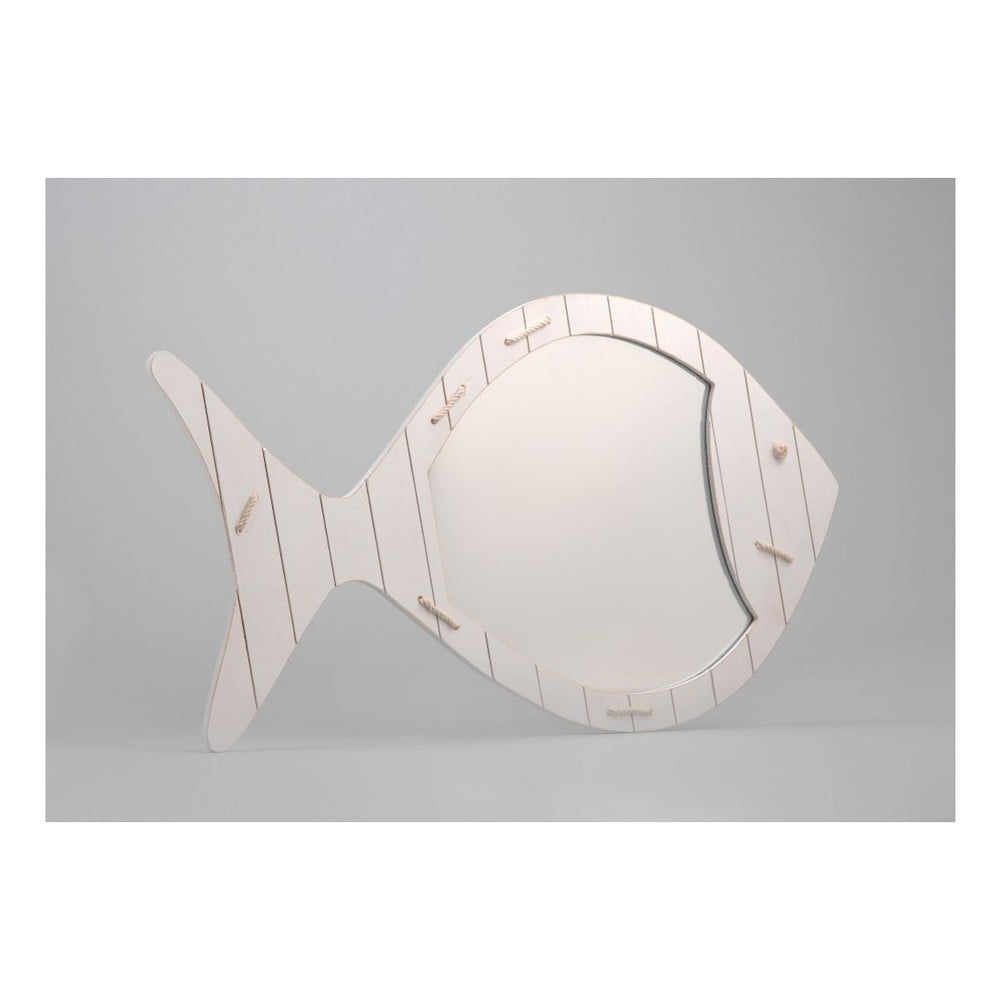 Zrcadlo White Fish, 38x65 cm