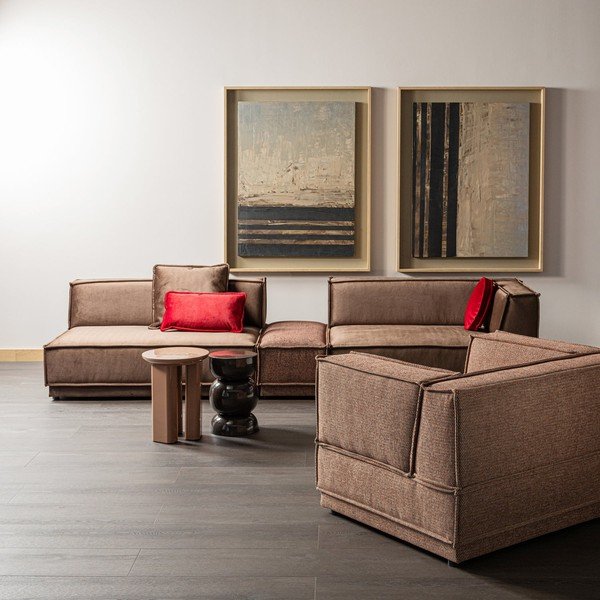 Lesklý kulatý odkládací stolek ø 40 cm Orivo – WOOOD-image-1