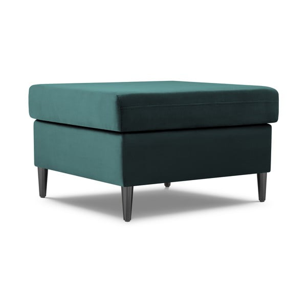 Sametová podnožka v petrolejové barvě Kyoto – Cosmopolitan Design-image-1