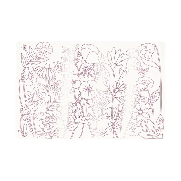 Papírová prostírání v sadě 8 ks 28x42.5 cm Butterflies & Flowers – Meri Meri-image-1