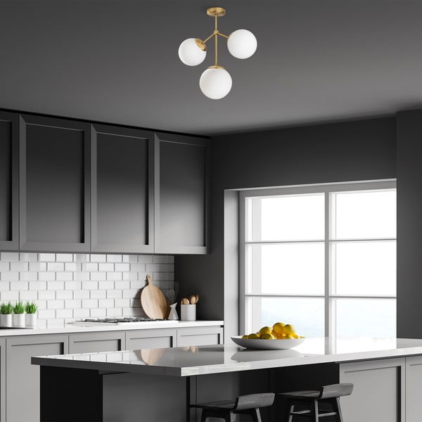 Stropní svítidlo pro 3 žárovky Opviq lights Damar-image-4