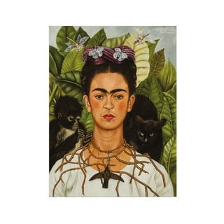 Nástěnná reprodukce na plátně Frida Kahlo, 30 x 40 cm
