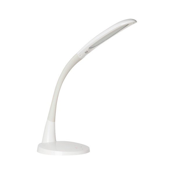 Bílá stolní lampa s LED světlem SULION Sagan