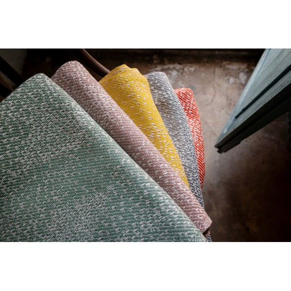 Růžový pléd s podílem bavlny Euromant Dotty Diamond, 140 x 180 cm-image-4