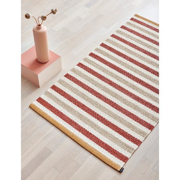 Vnitřní a venkovní koberec v cihlovo-krémové barvě 70x120 cm Teo Brick – Pappelina-image-1