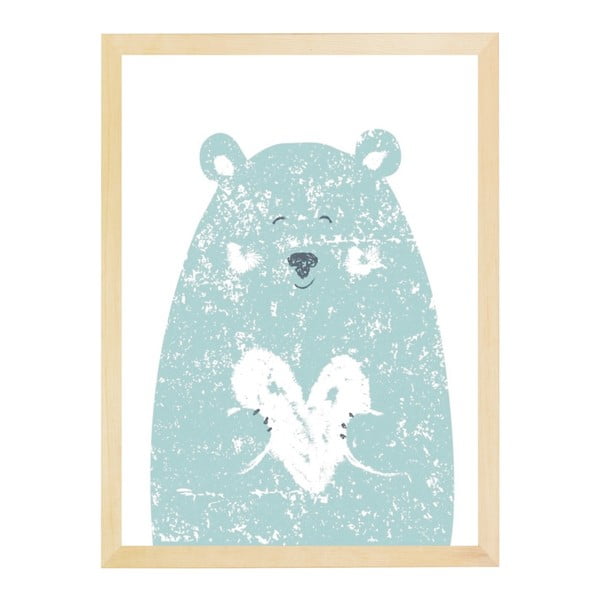 Plakát Nord & Co Small Bear, 21 x 29 cm