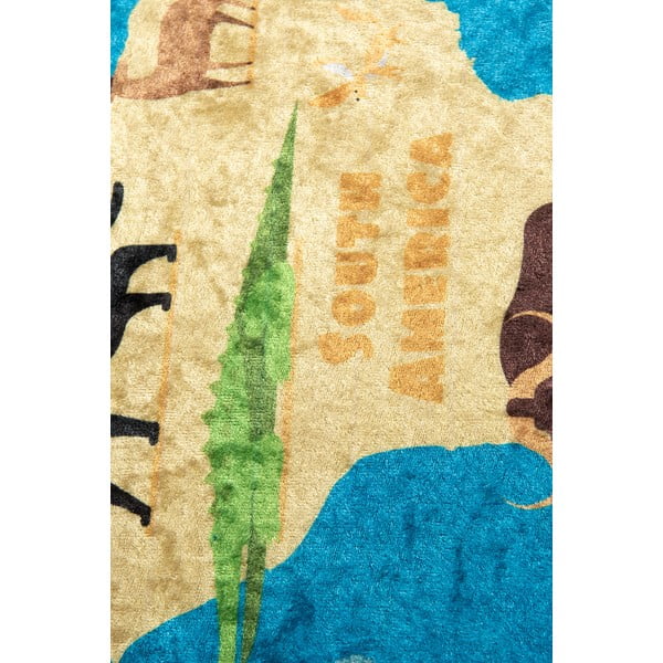 Modrý dětský protiskluzový koberec Conceptum Hypnose Map, 100 x 160 cm-image-3