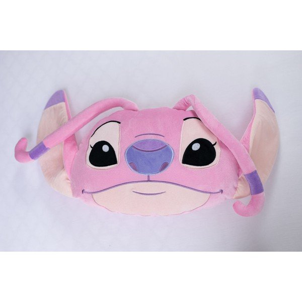 Fleecový dětský polštářek 41x32 cm Lilo and Stitch "Angel Pink" – Jerry Fabrics-image-2