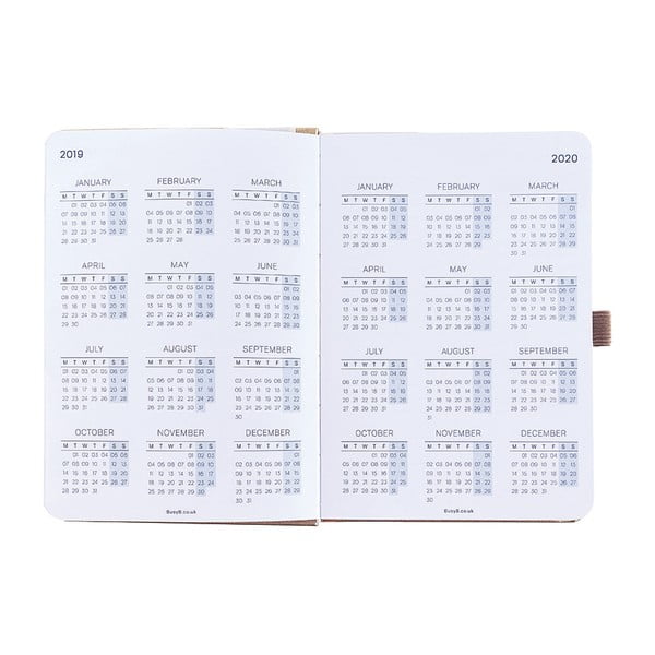 Diář pro rok 2019 s lepíky Busy B Goals-image-3