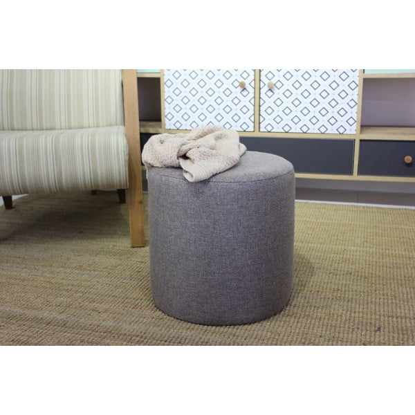 Šedý taburet Silindir  – Balcab Home-image-3