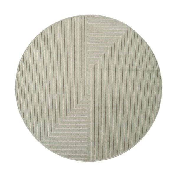 Zelený kulatý vnitřní a venkovní koberec ø 120 cm Nova 1202 – Ayyildiz Carpets