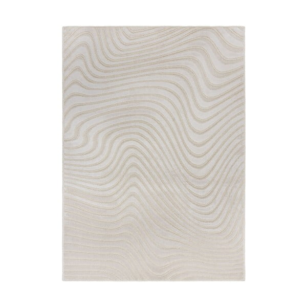Béžový vlněný koberec 200x290 cm Channel – Flair Rugs
