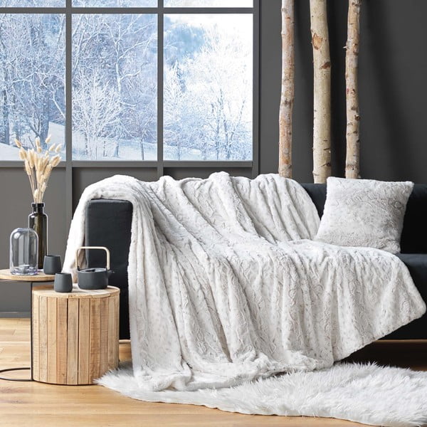 Dekorační polštář z umělé kožešiny 45x45 cm Alaska – douceur d'intérieur-image-1