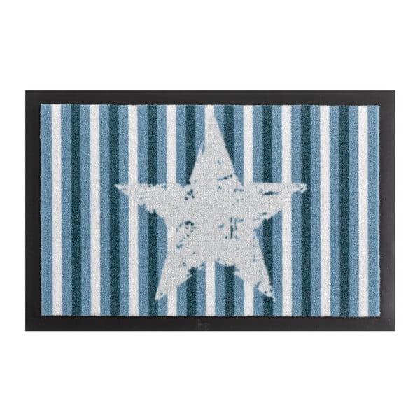 Rohožka Hanse Home Star Stripes Blue, 40 x 60 cm