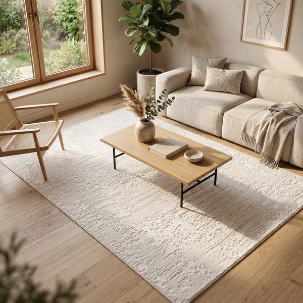 Krémový koberec 160x230 cm Celeste – ESTE-image-1