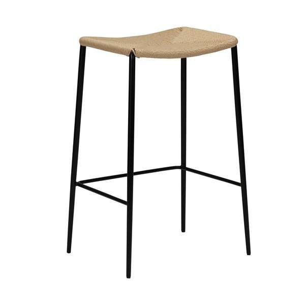 Béžová přírodní barová židle DAN-FORM Denmark Stiletto, výška 68 cm-image-3