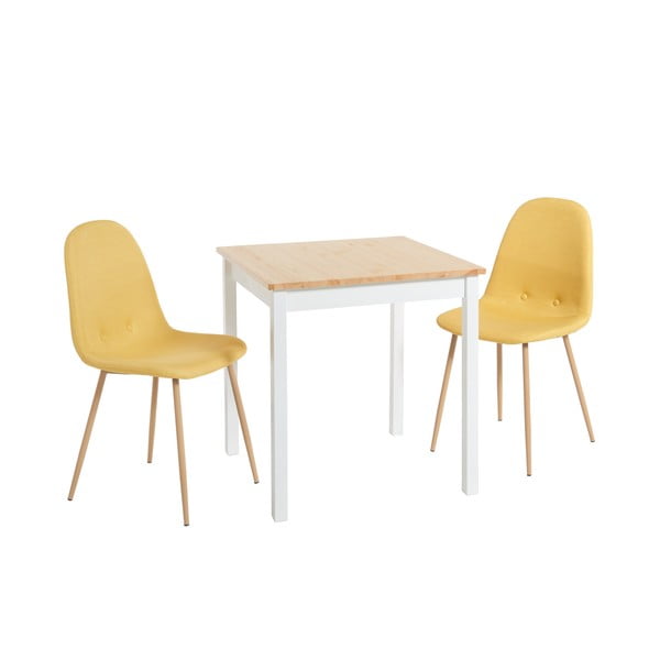 Set jídelního stolu Sydney a dvou jídelních židlí Lissy – Bonami Essentials