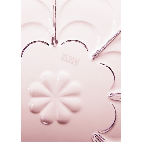 Světle růžové dezertní  skleněné talíře v sadě 2 ks ø 16 cm Lily – Holmegaard-image-4