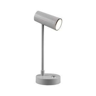 Světle šedá LED stmívatelná stolní lampa (výška 28 cm) Lenny – Trio