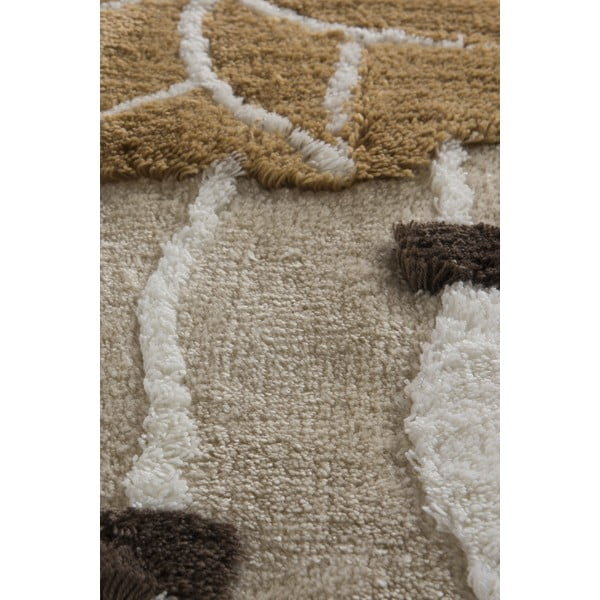 Světle hnědé koupelnové předložky v sadě 3 ks 100x60 cm Ruya – Foutastic-image-4