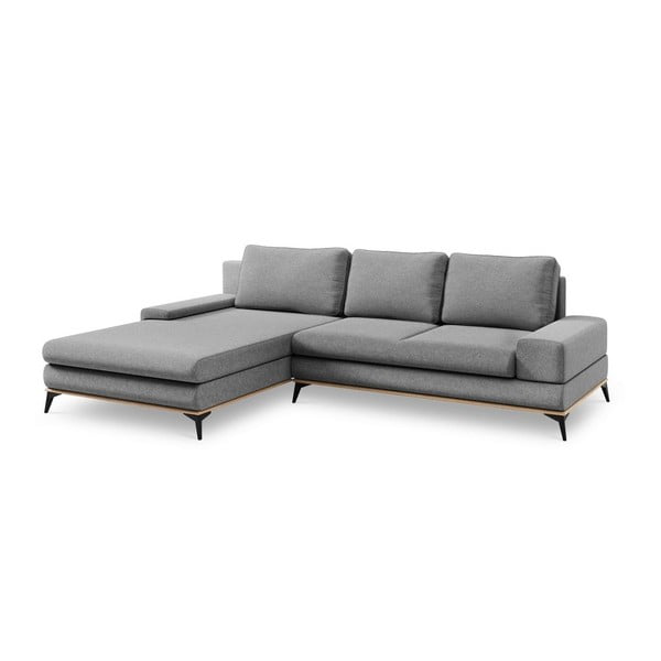Šedá rozkládací rohová pohovka Windsor & Co Sofas Planet, levý roh-image-2