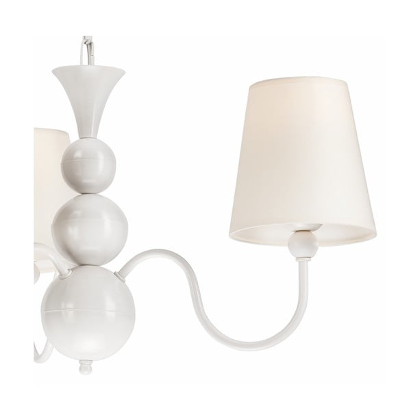 Bílé závěsné svítidlo - LAMKUR-image-3