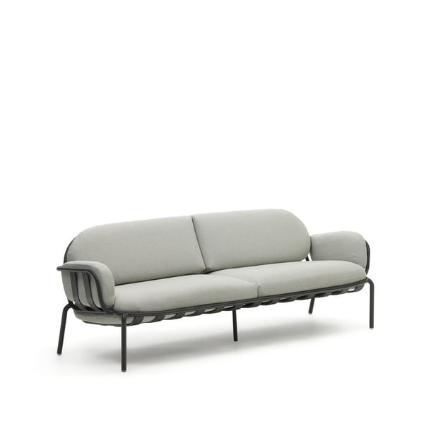 Světle šedá zahradní pohovka Joncols – Kave Home-image-2