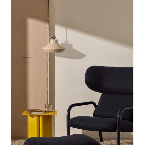 Béžové závěsné svítidlo s keramickým stínidlem ø 31 cm Portol – Kave Home-image-1