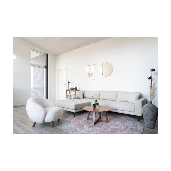 Modro oranžový kulatý koberec ø 200 cm Havana - House Nordic-image-1