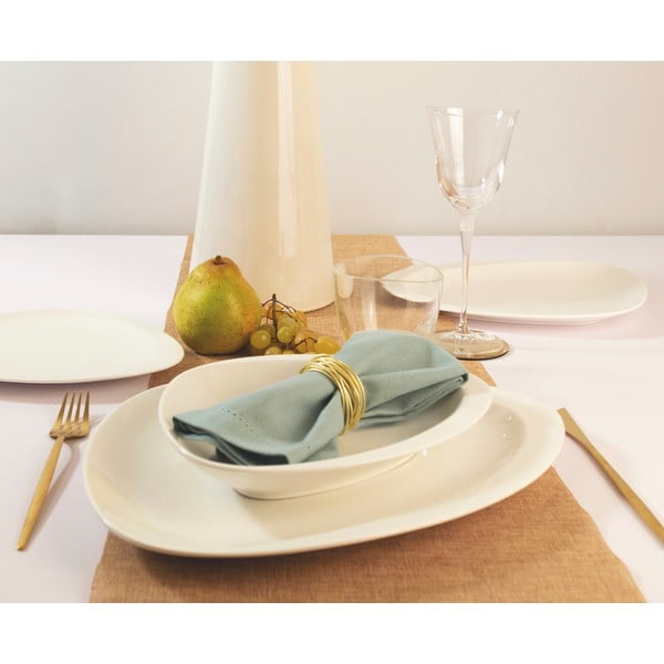 Bílé dezertní  porcelánové talíře v sadě 6 ks Carrara – Villa Altachiara-image-1