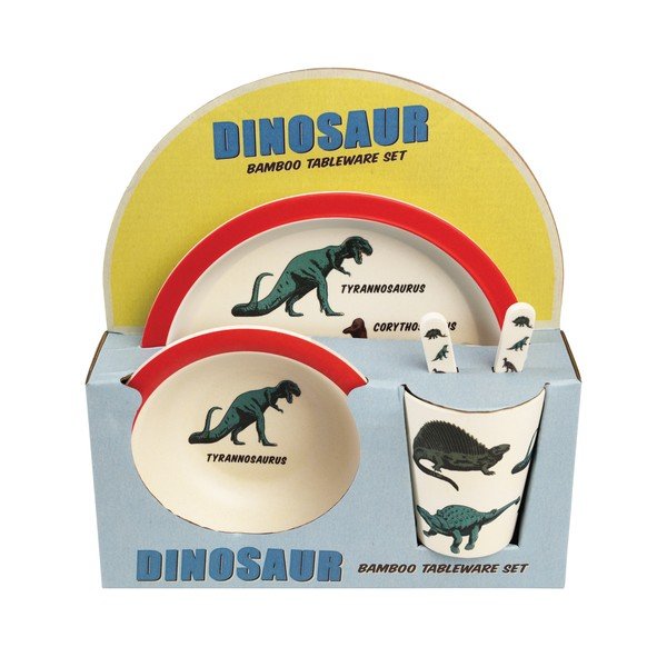 Sada dětského nádobí s dinosaury Rex London, 5 ks