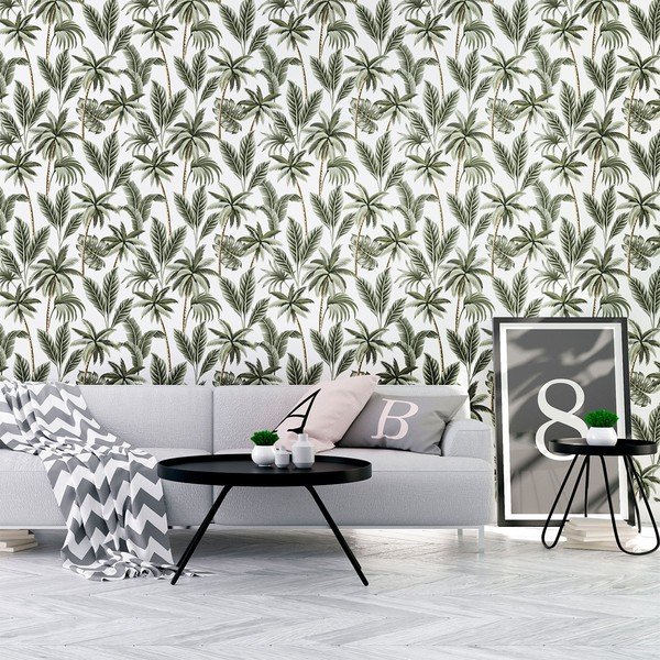 Dekorativní samolepka na zeď Ambiance Leaves, 60 x 60 cm-image-1